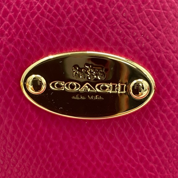 RU_Coach Sage Leather Pink Crossbody Satchel - Picture 3 of 10